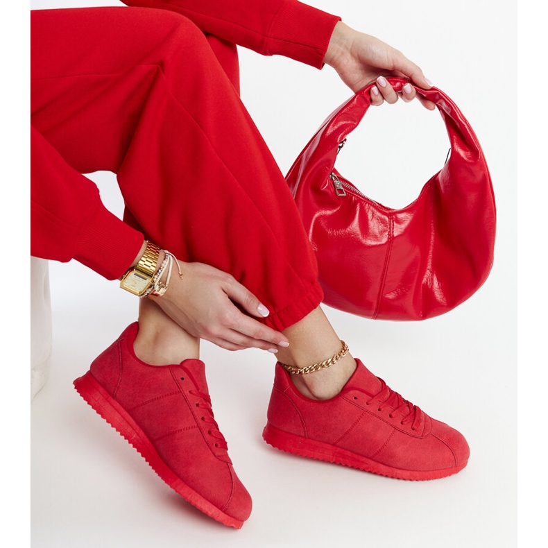 Scarpe sportive rosse Noorah rosso 1