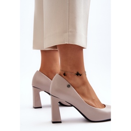 Vinceza Décolleté con tacco alto, Eco Pelle, Giseleni Grigia grigio 2