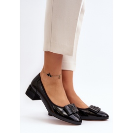Vinceza Décolleté Ilvanna in vernice nera nero 2