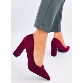 Décolleté a stiletto Verizon Wine rosso 2