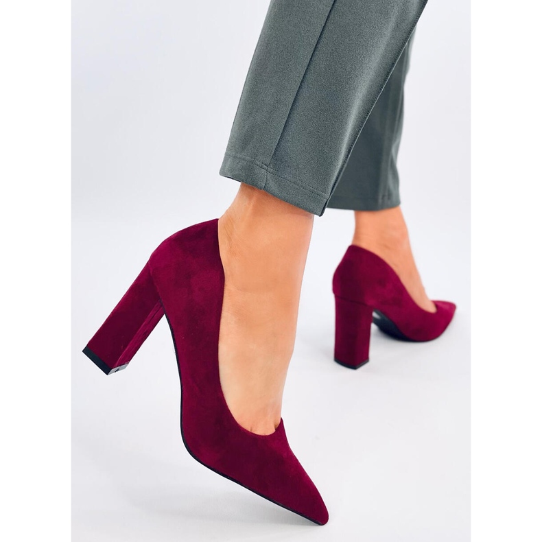 Décolleté a stiletto Verizon Wine rosso 2
