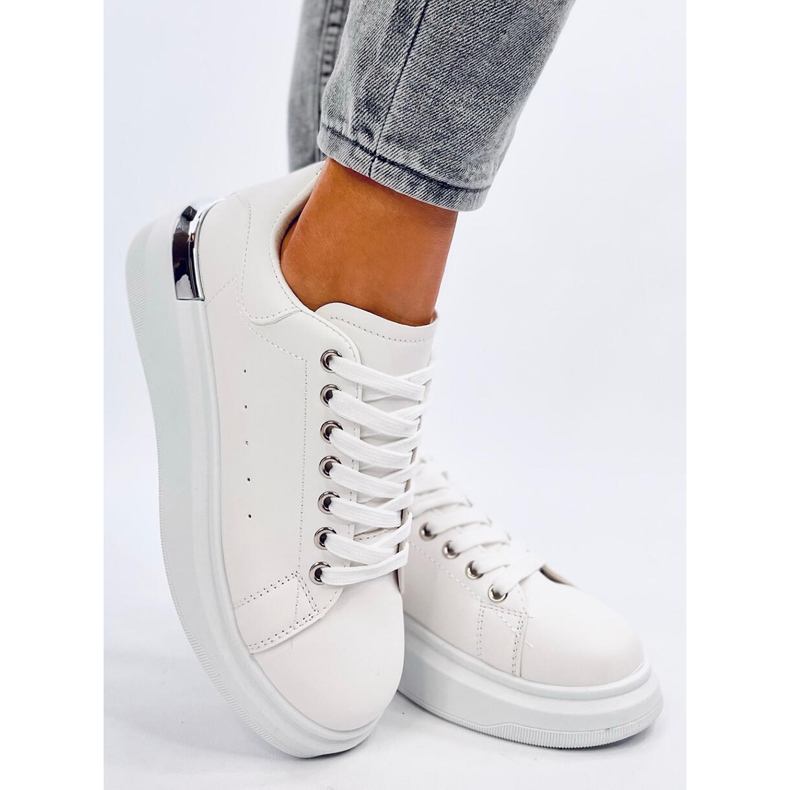 Raclei Sneakers da donna di colore bianco bianca 1