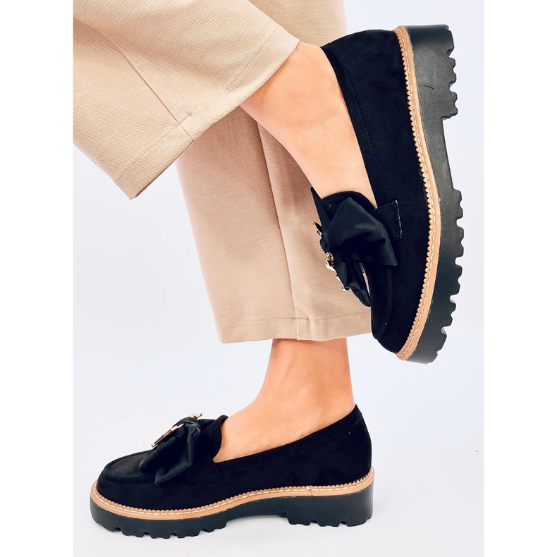 Mocassini Pennsy Black con orsetto decorativo nero 2