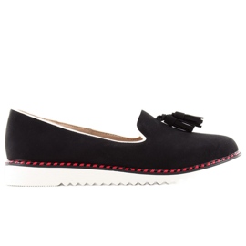 Mocassini Lordsy con rifiniture 9014 Nero 1