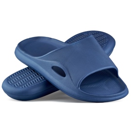 Infradito da piscina blu navy da donna e infradito da piscina per ragazzo 1