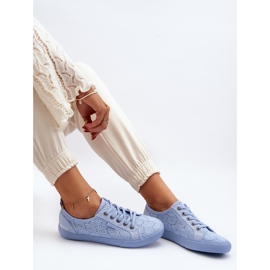 Sneakers traforate Big Star JJ274060 Blu 1