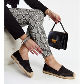 Espadrillas nere lucide con plateau Caithlin nero 1