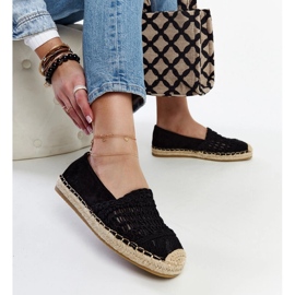 Espadrillas nere traforate di Gordana nero 1