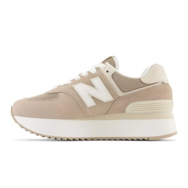Scarpe New Balance W WL574ZSM beige 1