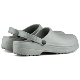 Pantofole intere grigie, tipo Kroksy grigio 1