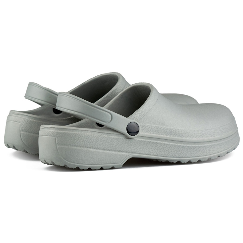 Pantofole intere grigie, tipo Kroksy grigio 1