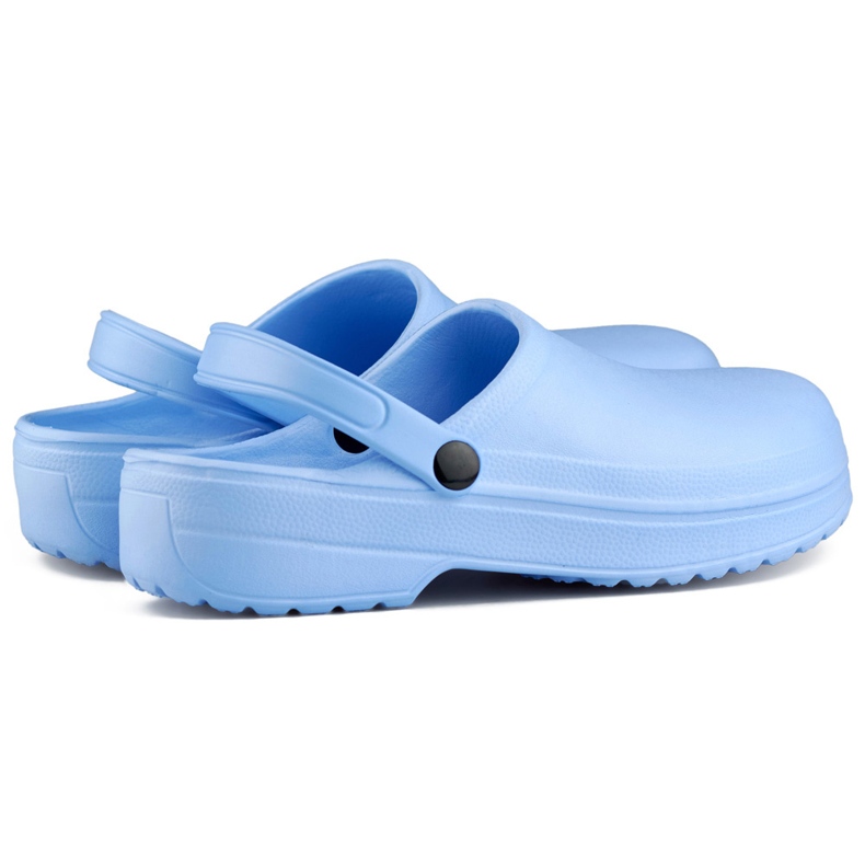 Pantofole intere blu, tipo Kroksy 1