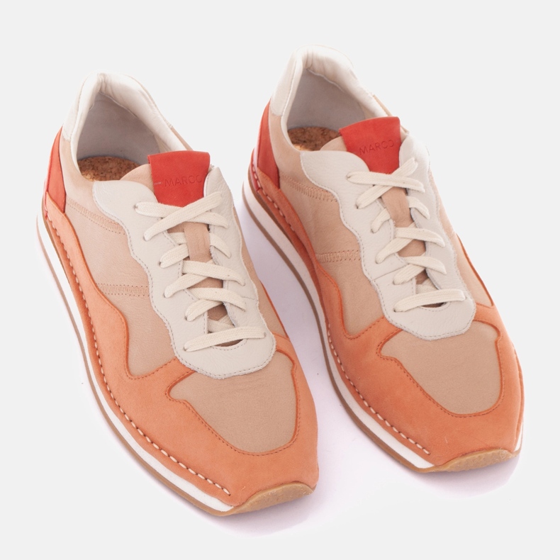 Marco Shoes Scarpe da ginnastica torinesi arancia 1