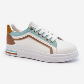 Sneakers Da Donna Con Glitter Blu Elnami 1