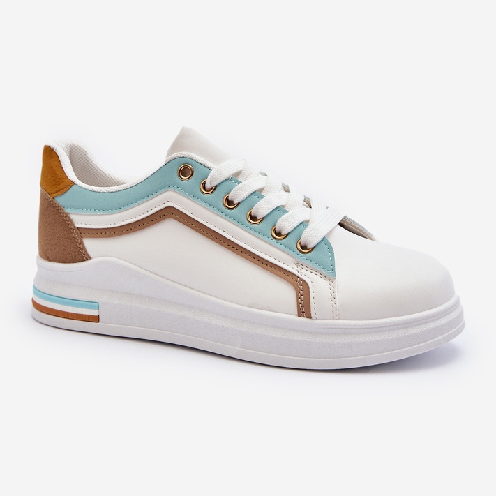 Sneakers Da Donna Con Glitter Blu Elnami 1