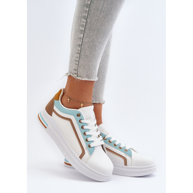 Sneakers Da Donna Con Glitter Blu Elnami 2