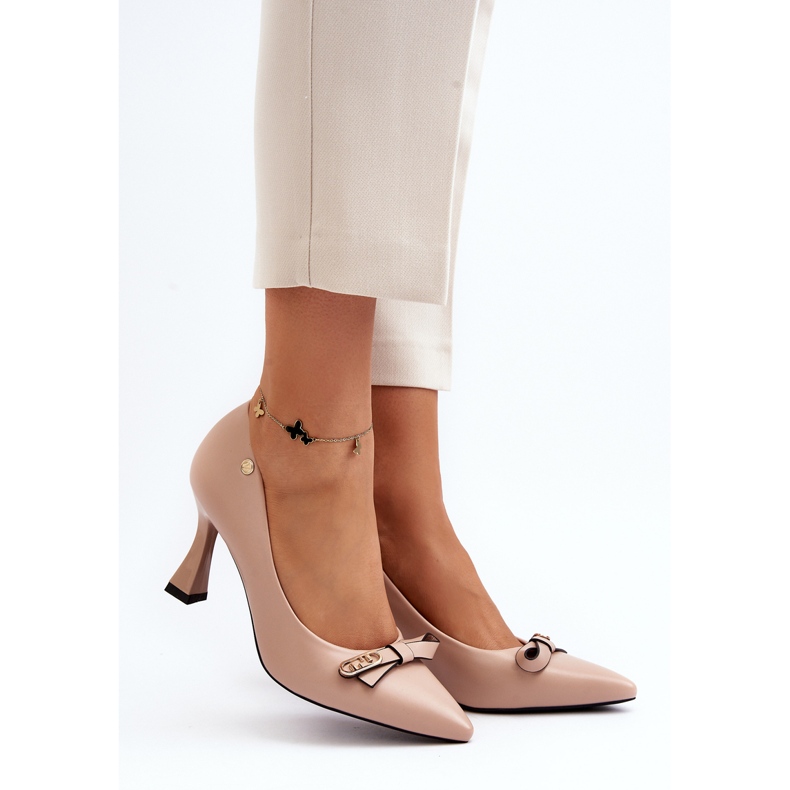 Vinceza Stivali in ecopelle Kismetti beige 2