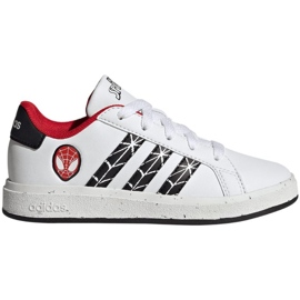 Scarpe Adidas Grand Court Spider-Man K Jr IG7169 bianco 1