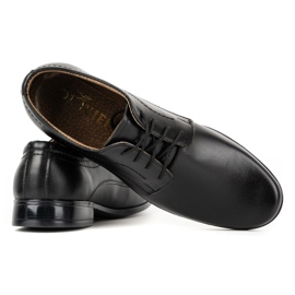 Lukas Scarpe in pelle nera j1 nero 2