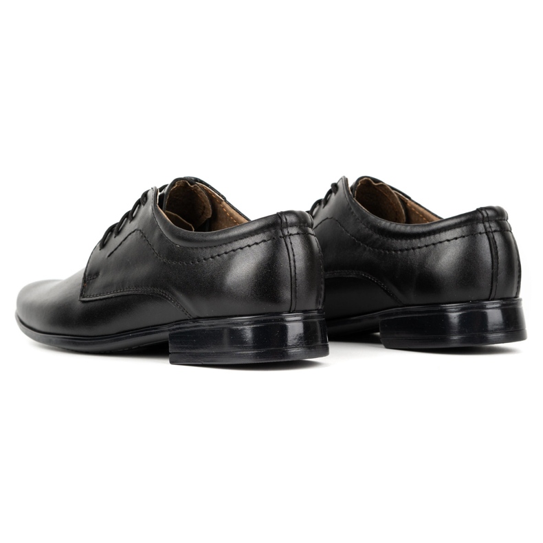 Lukas Scarpe in pelle nera j1 nero 4