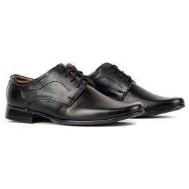 Lukas Scarpe in pelle nera j1 nero 3