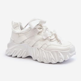 Sneakers da Donna con Suola Grossa, Colore Bianco Ellerai bianca 1