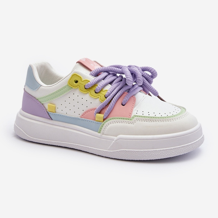 Sneakers da Donna in Eco Pelle Multicolor Avanalis bianco 2