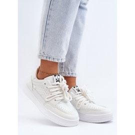 Sneakers da Donna in Eco Pelle Bianca Avanalis 2