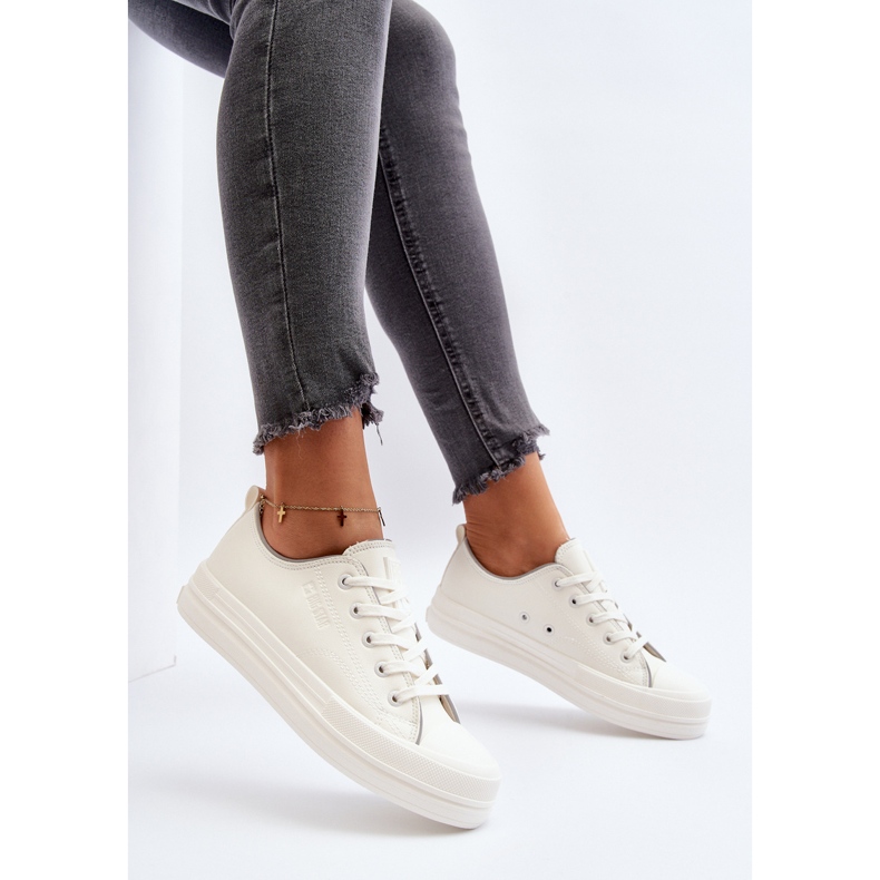 Sneakers da donna in ecopelle Big Star NN274847 Bianco 1