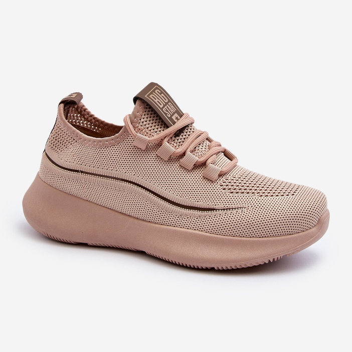Scarpe sportive da donna Big Star NN274664 Nudo rosa 2