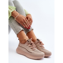Scarpe sportive da donna Big Star NN274664 Nudo rosa 1