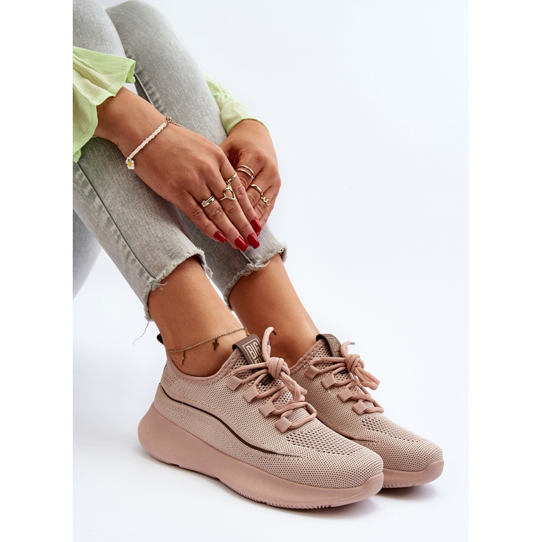 Scarpe sportive da donna Big Star NN274664 Nudo rosa 1