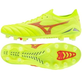 Scarpe da calcio Mizuno Morelia Neo Vi Beta Japan Mix Md M P1GA244045 giallo 1