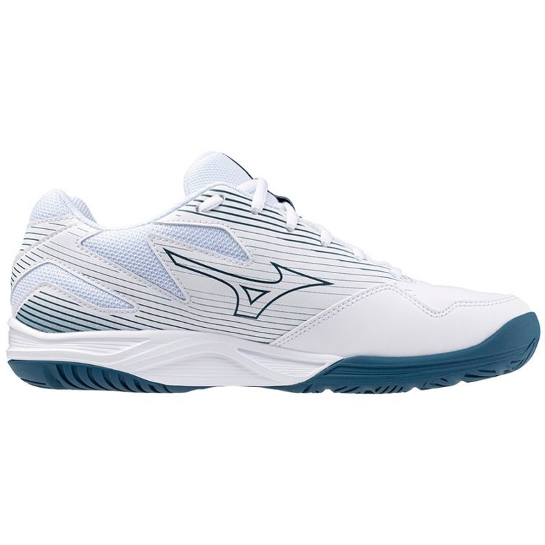 Scarpe da pallavolo Mizuno Cyclone Speed ​​4 M V1GA238021 bianca 1
