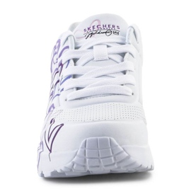 Skechers JGoldcrown: scarpe Uno Lite - Spread the Love 314064L-WLPR bianca 1