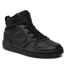 Scarpe Nike Court Borough Mid 2 Jr CD7783-001 nero 1