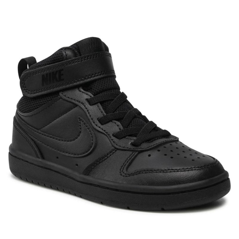 Scarpe Nike Court Borough Mid 2 Jr CD7783-001 nero 1