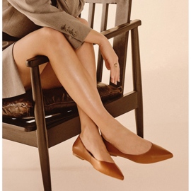 Marco Shoes Ballerine sottili marrone 2