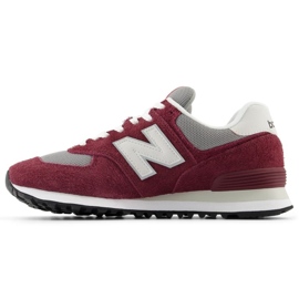 Scarpe New Balance U574BGH Borgogna rosso 1