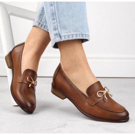 Scarpe basse da donna marroni Potocki SZ12379 marrone 1