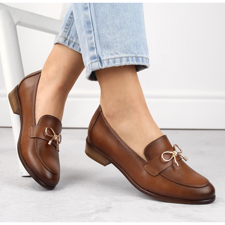 Scarpe basse da donna marroni Potocki SZ12379 marrone 1