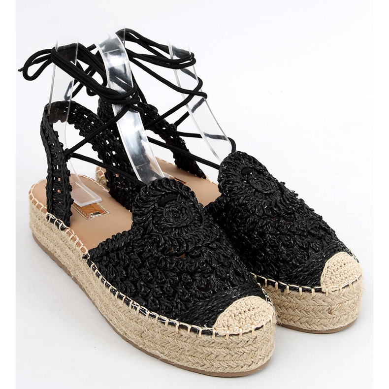 Espadrillas da donna Kalista nere nero 1