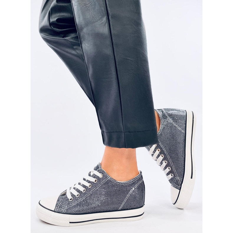 Foss Scarpe da ginnastica con zeppa nere nero 1