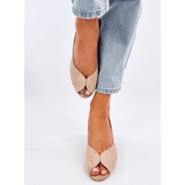 Sandali con tacco Venus Khaki beige 1