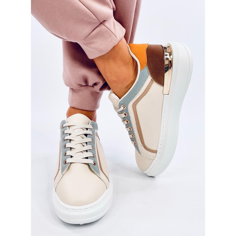 Duries Sneakers da donna beige 1