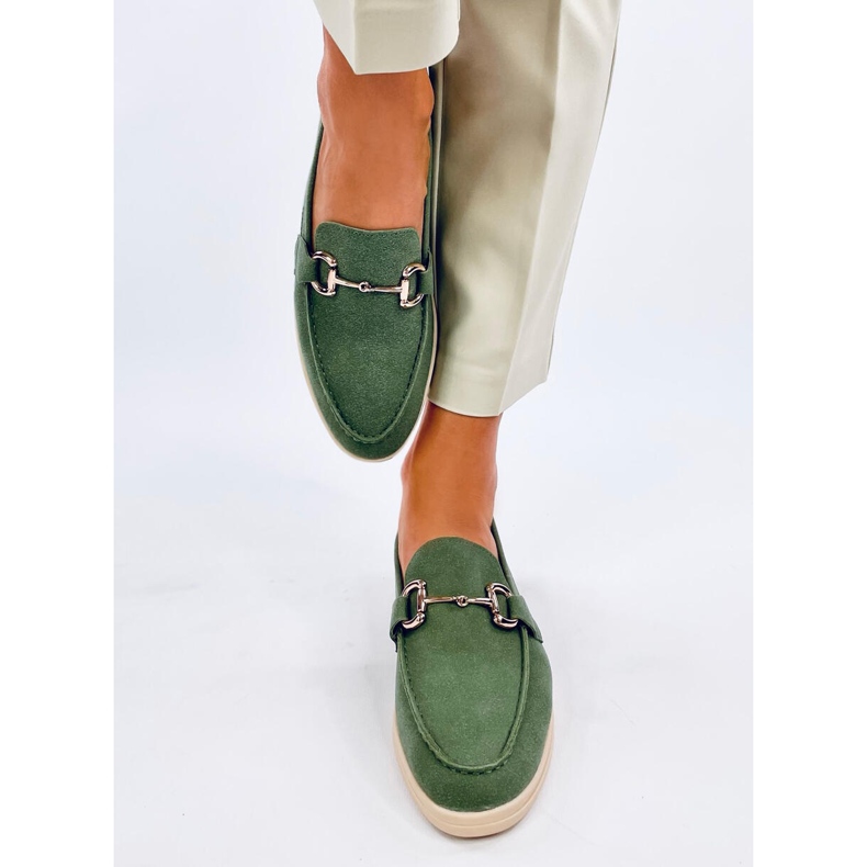 Mocassini da donna Milva Green verde 1