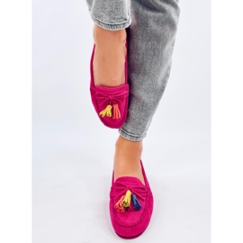 Mocassini Tamla Fucsia Con Frange rosa 1