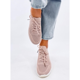 Croft Scarpe sportive con zeppa rosa 1