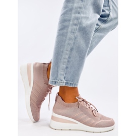 Croft Scarpe sportive con zeppa rosa 2