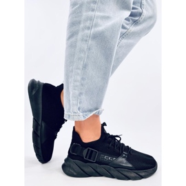 Scarpe da ginnastica a calzino Wades nere nero 2